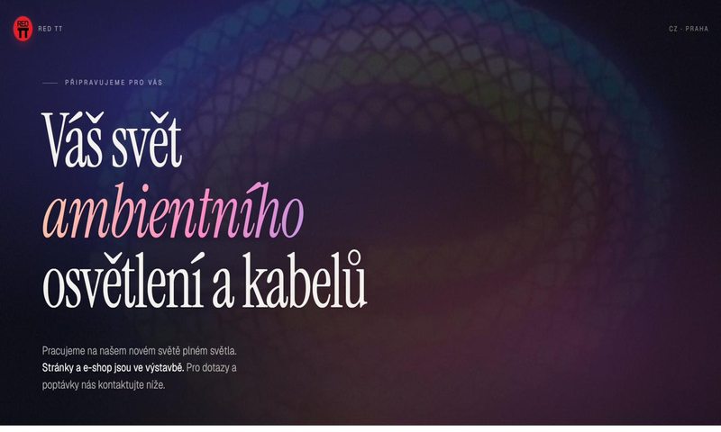 Web Ambiente Light – světelný design